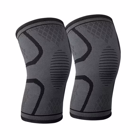 Manchon de genou de gymnastique en néoprène, attelle de 7mm pour le levage de poids, Fitness