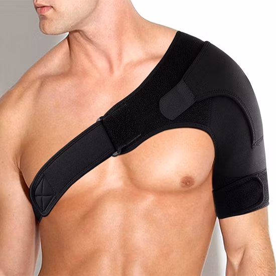 Attelle en néoprène réglable respirante Dislocation arthrite douleur sangle de soutien d'épaule bras attelle d'épaule