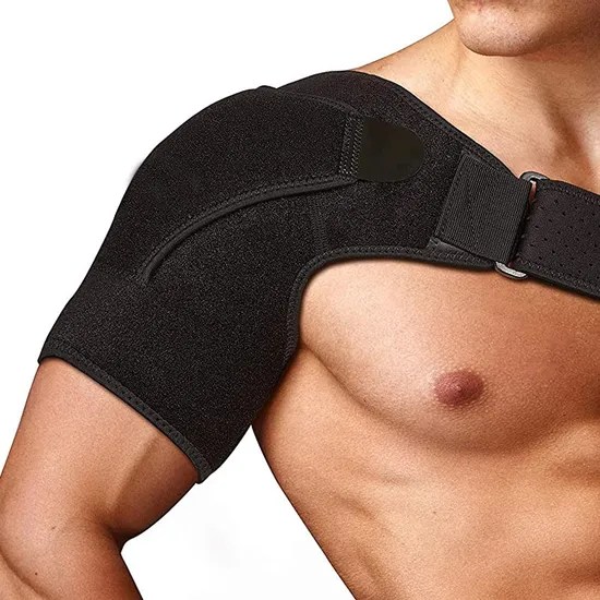 Orthèse de soutien d'épaule de compression avec support de coiffe des rotateurs, manchon d'épaule en néoprène