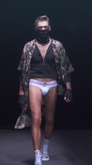 Jockstrap Gay en coton de haute qualité, large ceinture, Sexy G