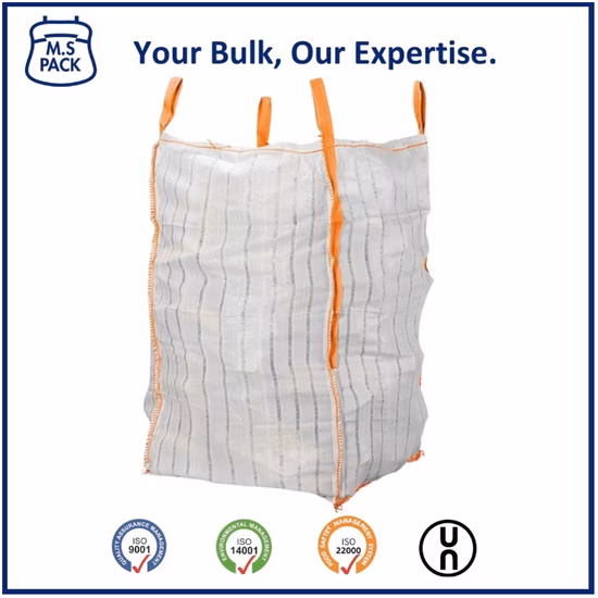 Chine Bois de chauffage ventilé 1 tonne maille PP FIBC sac Poly FIBC grand sac bois de chauffage Net bûches sacs pour pomme de terre ail oignon