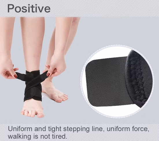 Protection de Sport ouverte réglable, Anti-entorse pour hommes, talon de pied en néoprène, attelle de soutien de cheville en tissu Ok