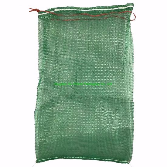 GRS SGS a approuvé l'usine PP tissé tubulaire Leno cordon emballage en plastique vide orange oignon ail pomme de terre tomate chou légumes fruits bois de chauffage filet sacs en maille