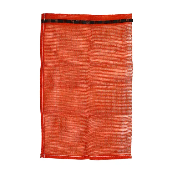 GRS SGS Usine En Gros Vide En Plastique Cordon D'emballage 25kg 50kg Bois De Chauffage Légumes Oignon Pomme De Terre Chou Fruit Orange PP Tubulaire Tissé Leno Net Sac En Filet